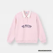 Áo Nỉ Bé Gái 5S FASHION Cổ Polo Phối Thời Trang GBANI26043