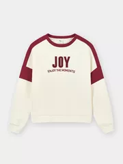 Áo Nỉ Nữ Can Phối 5S Fashion Tay Raglan Phom Regular WBANI25002