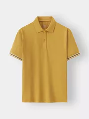 Áo Polo Nam 5S Fashion Bo Dệt Kẻ Slimfit APC24071