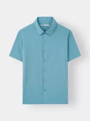 Áo Sơ Mi Nam 5S Fashion Họa Tiết Slimfit ASC25008