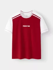 Áo Thun Nam Can Phối 5S Fashion Phom Regular ATS25029