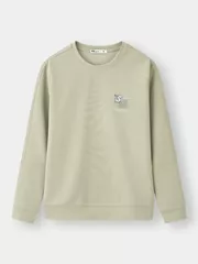 Áo Nỉ Nam 5S FASHION Vải Cao Cấp In Basic Slimfit M0ANI25007