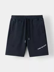 Quần Short Nam Casual 5S Fashion Cotton In Chữ QSC25003