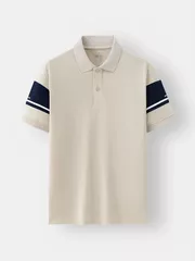 Áo Polo Nam Pique 5S Fashion Can Phối Phom Slimfit APC25043