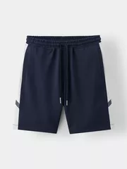 Quần Short Nam Casual Can Phối In Chữ Slimfit QSC25002