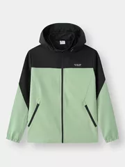 Áo Khoác Gió Nam 5S Fashion Can Phối Mũ Rời MBAKG25001