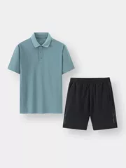 Bộ Quần Áo Polo Nam Basic Nhẹ Mát Phom Regular BAPC24003-BQST24003