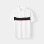 Áo Polo Nam 5S Fashion Phối Sọc Kẻ Ngang Phom M0APC26090