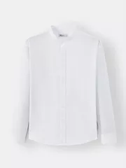 Áo Sơ Mi Nam Cổ Tàu Tay Dài 5S Fashion Cotton Phom Casual ASM24081