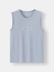 Áo Sát Nách Nam 5S Fashion In Chữ Phom Slimfit ASN24002