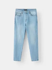 Quần Jean Nam 5S Fashion Phom Slimfit Chần Chỉ Nổi M0QJE25009
