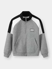 Áo Nỉ Khóa Bé Trai 5S Fashion Can Phối Phom Regular BBAKN25003-BBAKN25103