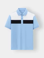 Quần Áo Nam 5S Fashion Kẻ Ngang Ngực Slimfit BAPC24004-BQST24004