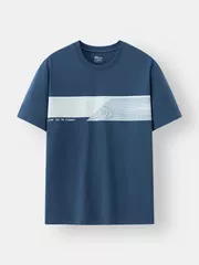 Áo Thun Nam Ngắn Tay 5S Fashion In Graphic Phom Casual ATS25028