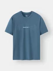 Áo Thun Nam Ngắn Tay 5S Fashion In Chữ Slimfit ATS24030