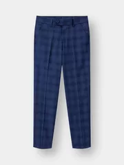 Quần Tây Nam 5S Fashion Dệt Kẻ Caro Slimfit QAU23056