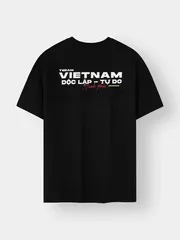 Áo Thun Cờ Đỏ Sao Vàng 5S FASHION In Lưng Phong Cách ATS25100