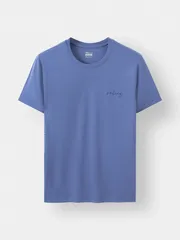 Áo Thun Nam Ngắn Tay 5S Fashion Slimfit In Chữ TSO23029