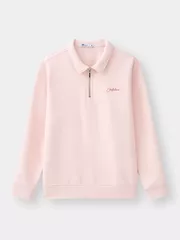 Áo Nỉ Cổ Khóa Nam 5S Fashion Họa Tiết Chữ Thêu M0ANI25010