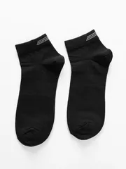 Tất Nam Cổ Lửng 5S Fashion Phối Dệt Kẻ TAT24131