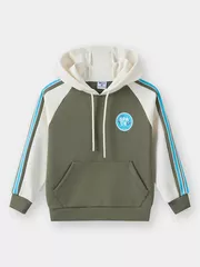 Áo Nỉ Hoodie Bé Trai 5S Fashion Tay Raglan Can Phối BBANI25004