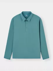 Áo Polo Nam Dài Tay 5S Fashion Phom Regular Cúc Bấm M0APD25008