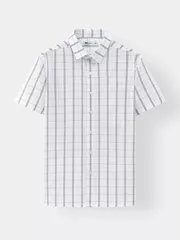 Áo Sơ Mi Nam Cộc Tay 5S Fashion Kẻ Caro Phom Slimfit ASC25058