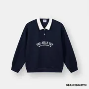 Áo Nỉ Bé Gái 5S FASHION Cổ Polo Phối Thời Trang GBANI26043