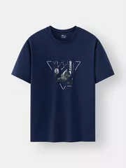 Áo Thun Cổ Tròn Cotton 5S Fashion In Lớn Phom Regular ATS25007