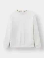 Áo Nỉ Cổ Tròn 5S Fashion In Nổi Slimfit ANO23016