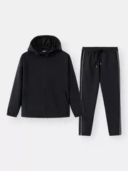 Bộ Quần Áo Gió 5S Fashion Có Mũ Liền Phom Slimfit BOG24005