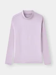 Áo Giữ Nhiệt Nữ HEATLock Extra-warm 5S FASHION Cổ 3 Phân Lót Bông Nỉ W0AGNR5011