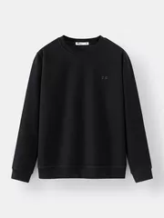 Áo Nỉ Nam Dài Tay 5S Fashion Basic Slimfit BANI24101