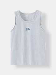 Áo Ba Lỗ Nam Cotton 5S Fashion In Chữ Regular ABL24012