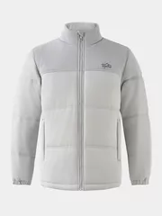 Áo Phao Nam Can Phối Nhung Cổ Trụ 5S Fashion Phom Slimfit M0PHF25001