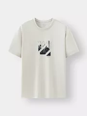 Áo Thun Cổ Tròn Cotton 5S Fashion In Lớn Phom Regular ATS25007