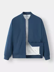 Áo Khoác Bomber Nam 5S Fashion Lót Lông Dày Dặn AKB24034