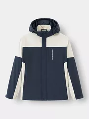 Áo Khoác Gió Lót Nỉ Phối Màu 5S Fashion Slimfit AKG23008