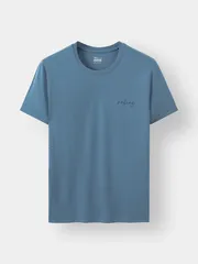 Áo Thun Nam Ngắn Tay 5S Fashion Slimfit In Chữ TSO23029