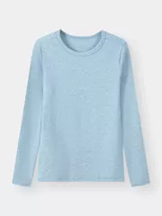 Áo Thun Nữ 5S Fashion Cổ Tròn Vải Hiệu Ứng Melange W0ATH25003