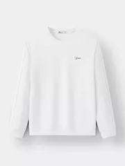 Áo Nỉ Cổ Tròn 5S Fashion Chữ Thêu Slimfit ANO23019