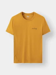 Áo Thun Nam Ngắn Tay 5S Fashion Slimfit In Chữ TSO23029