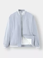 Áo Khoác Bomber Nam 5S Fashion Lót Lông In Logo AKB24017