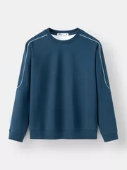 Áo Nỉ Nam Phối Line 5S Fashion Phom Slimfit BANI24020