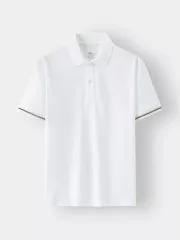 Áo Polo Nam 5S Fashion Bo Dệt Kẻ Slimfit APC24071