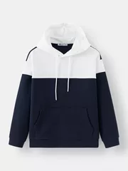 Áo Nỉ Nam Hoodie 5S Fashion Can Phối Phom Regular YBANH24011