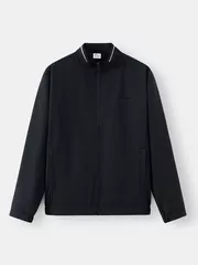 Áo Khoác Thời Trang Nam 5S Fashion Cổ Dệt Line AKH24003