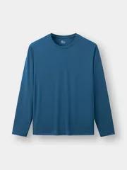 Áo Thun Nam Dài Tay Cổ Tròn 5S Fashion Regular Fit ATO23014