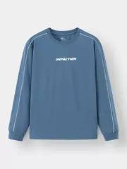 Áo Thun Nam Dài Tay 5S Fashion Cotton Phối Line ATH24003