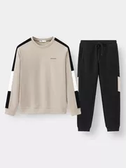 Bộ Quần Áo Nỉ Nam 5S Fashion Can Phối Phom Slimfit BNI23014